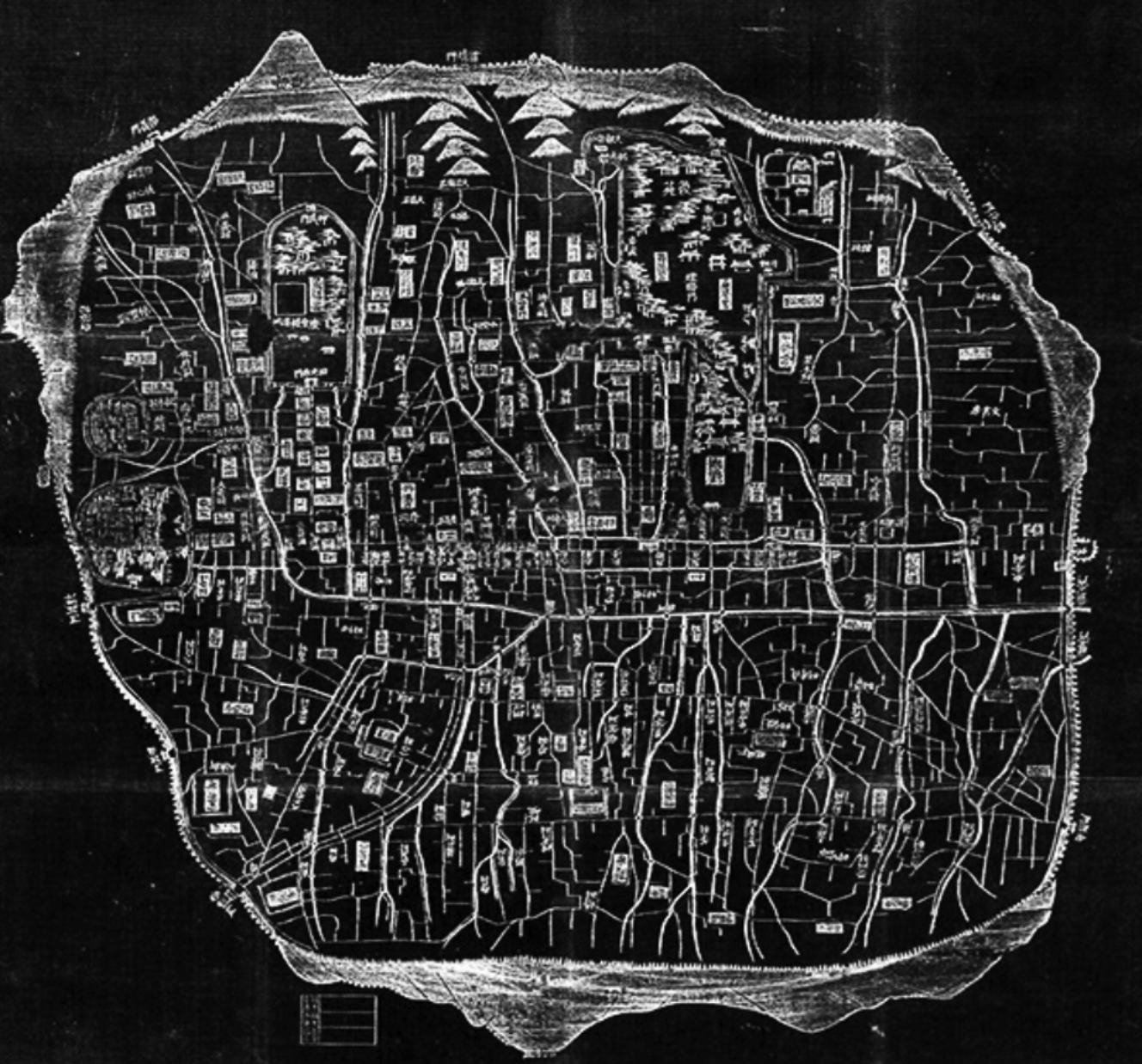 Uno scenario di salvataggio per la città empatica. Crediti immagine: Suseon Chongdo (수선총도, 首善總圖), 1824-1870. Seoul Museum of History. Bene culturale tangibile della Città Metropolitana di Seoul n. 298.  